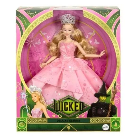 Mattel Wicked Movie DELUXE Glinda Fashion Doll Ariana Grande URL Misprint Error - Picture 2 of 16